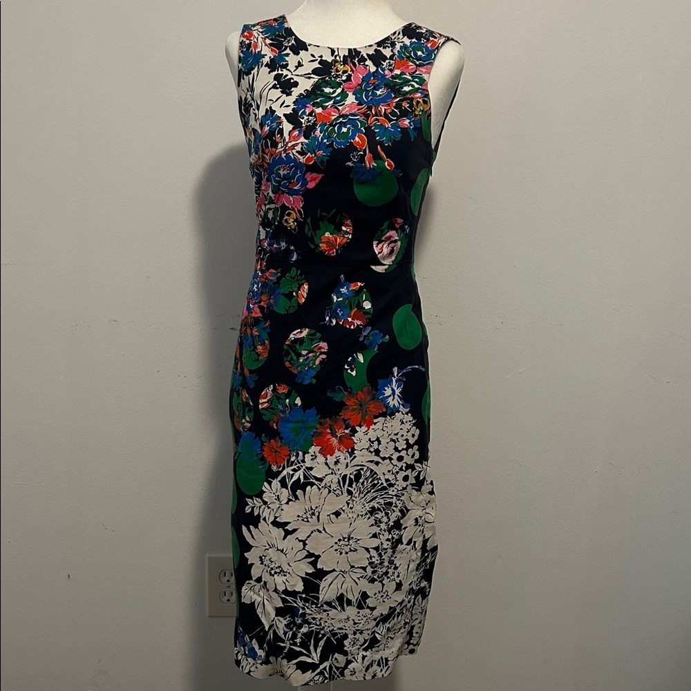Maeve Floral Sleeveless Dress - Multicolor